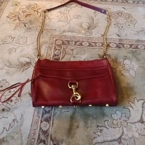 Rebecca mink off leather bag